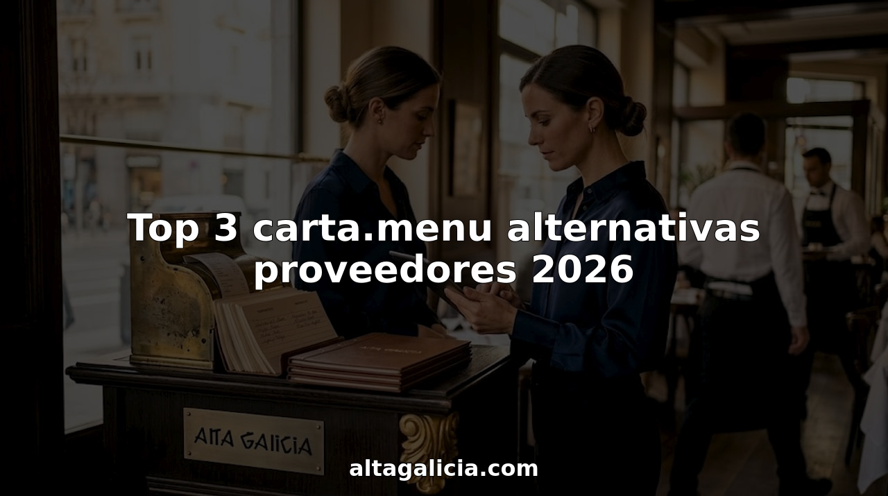 El encargado del restaurante revisa la carta digital desde una tablet.