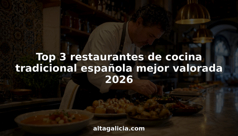 Top 3 restaurantes de cocina tradicional española mejor valorada 2026